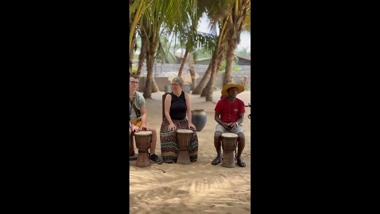 African music instruments workshop