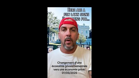 Changement d’une économie gouvernementale vers une économie privée! 01/05/2025