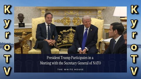 President Trump is meeting the Secretary General of NATO (Swedish subtitles)