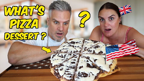 Brits Discover American Dessert Pizza [You Can't Be Serious] ?!?!