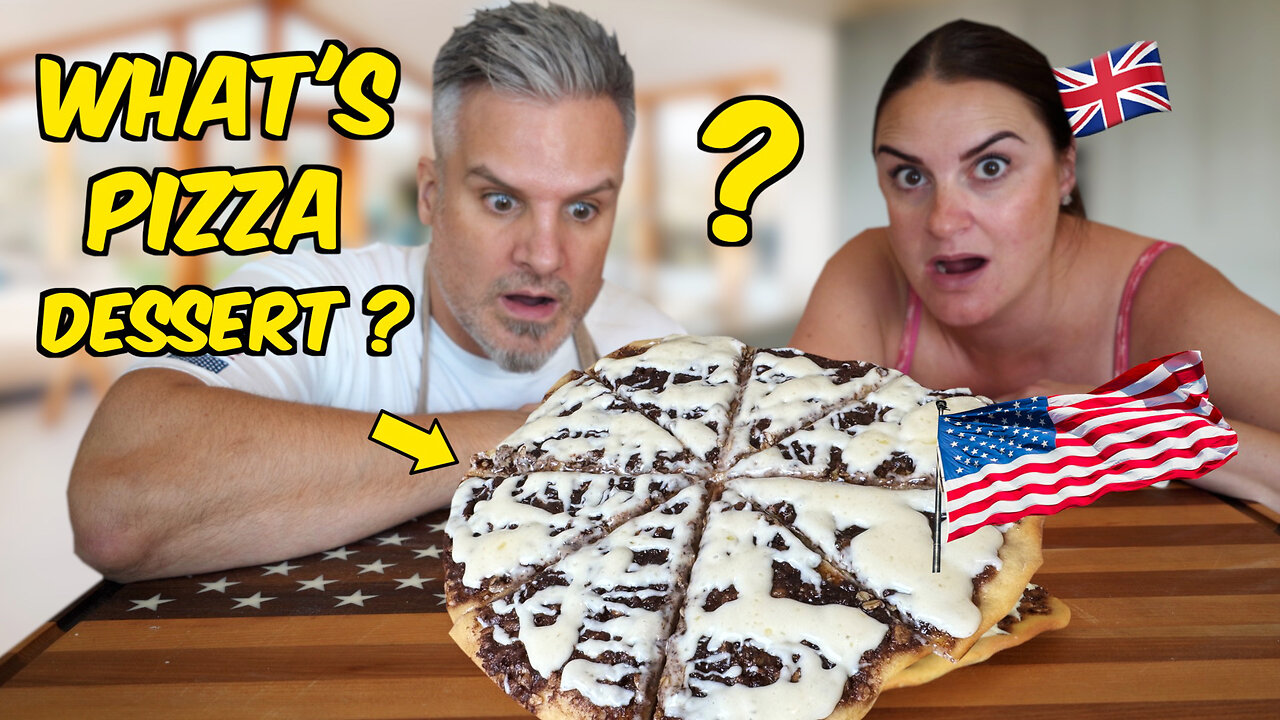 Brits Discover American Dessert Pizza [You Can't Be Serious] ?!?!