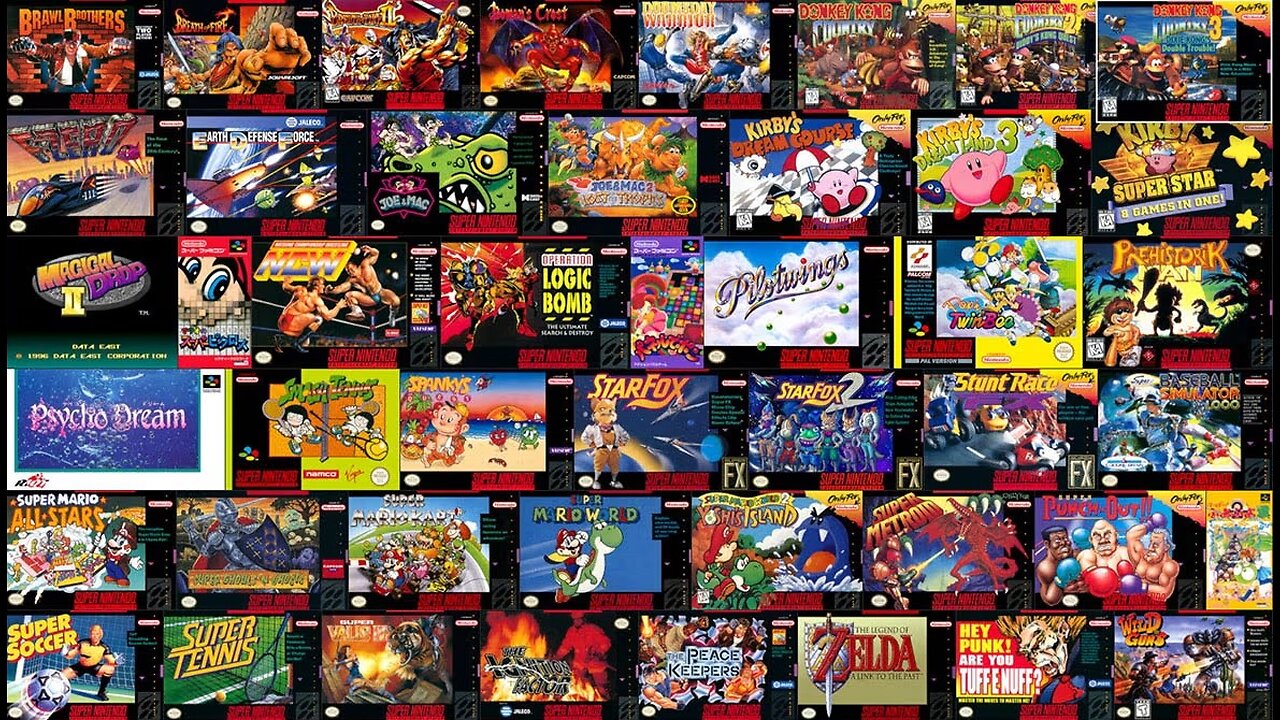 SNES Box Art - NA Games