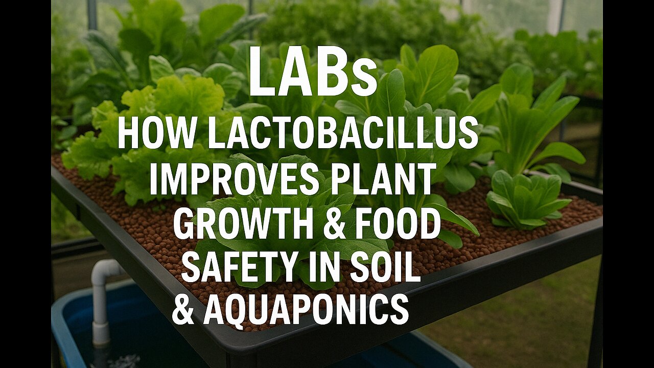 How To: LAB's How Lactobacillus Improves Plant Growth & Food Safety in Soil & Aquaponics