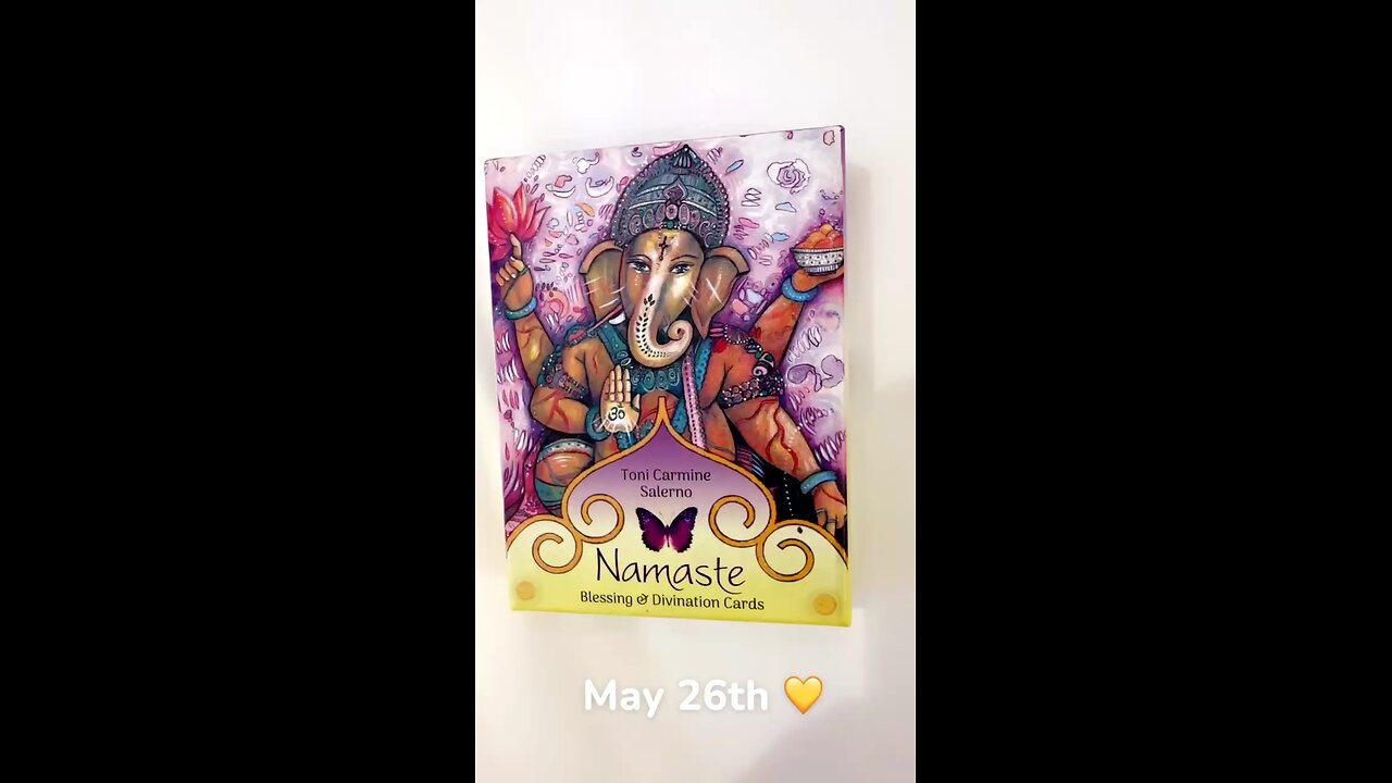 5/26/25 card: positive thoughts