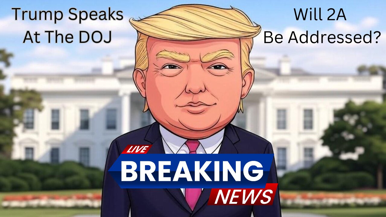 Breaking Trump Speaks At The DOJ