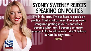 Hollywood Fear Mongers Over ICE, While Sydney Sweeney Stays Out Of It