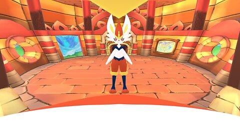 Cinderace First Person Mirror POV Post Transformation Pokemon Mystery Dungeon Animation