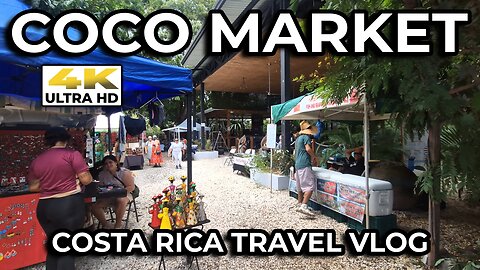 Local Market In Playas del Coco, Costa Rica 🥦 Lots Of Vendors & Great Food #travel