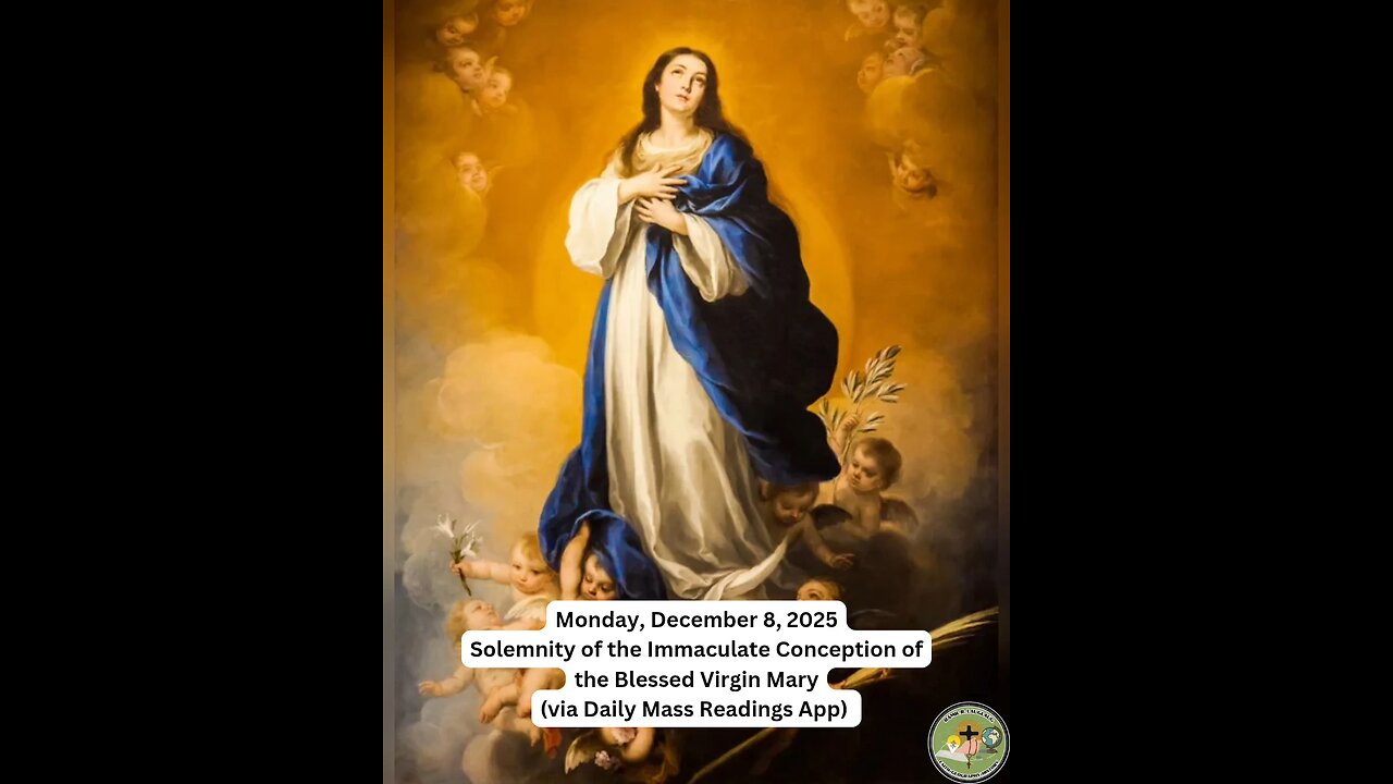 Monday, December 8, 2025 Solemnity of the Immaculate Conception of the Blessed Virgin Mary #faith