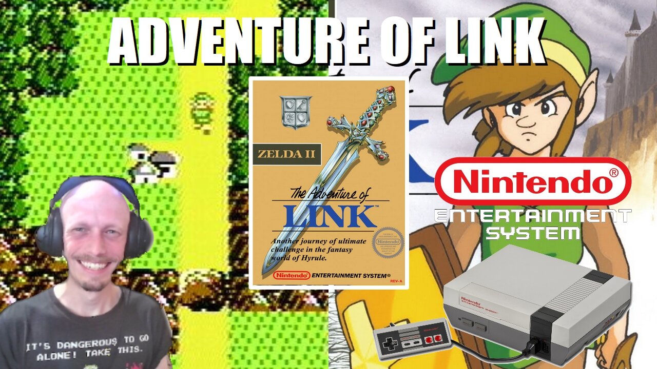Adventure of Link (NES): Save a Sleeping Princess Zelda by Returning Six Crystals to their Palaces