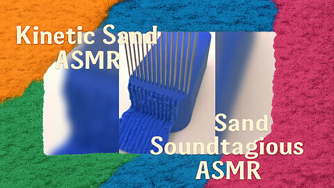 Satisfying Kinetic Sand Cutting 16 – ASMR for Relaxation
