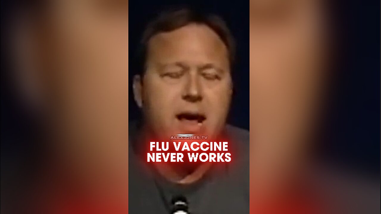 Alex Jones: Flu Vaccine Never Protects You From The Flu - 10/12/2005
