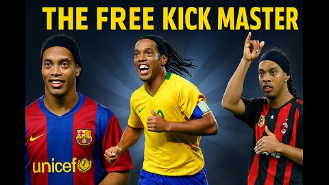 Ronaldinho’s Free Kick Brilliance – Brazil 🇧🇷 • Barça 🔵🔴 • Milan 🔴⚫