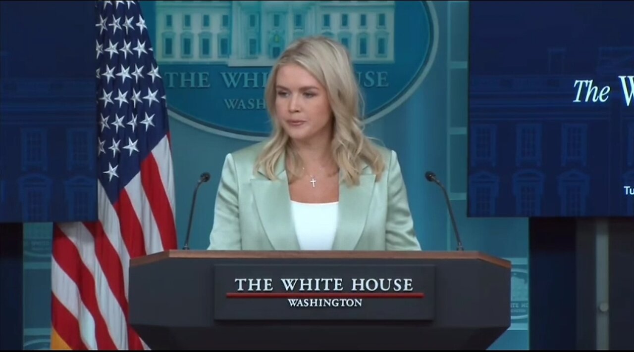 Karoline Leavitt Statement On Israel Strike In Qatar