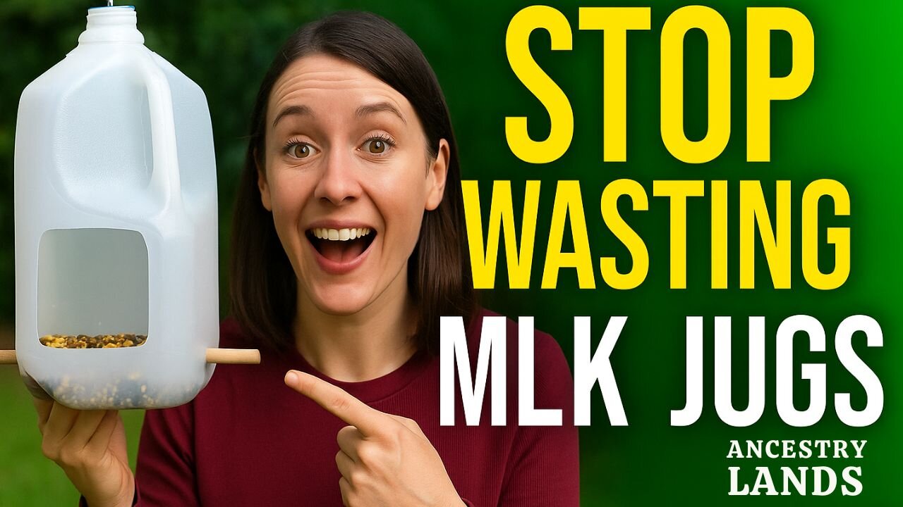 ♻️ 7 Genius Ways to Reuse Milk Jugs in Your Garden