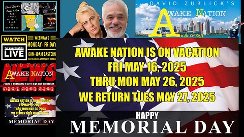 The Awake Nation Is On Vacation