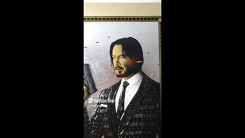 John Wick wall art.