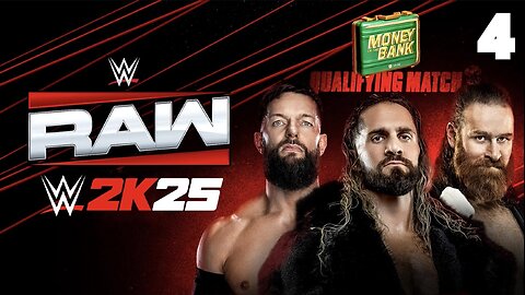 WWE 2K25 Raw May 26th 2025 - Match 4: Seth Rollins Qualifies !