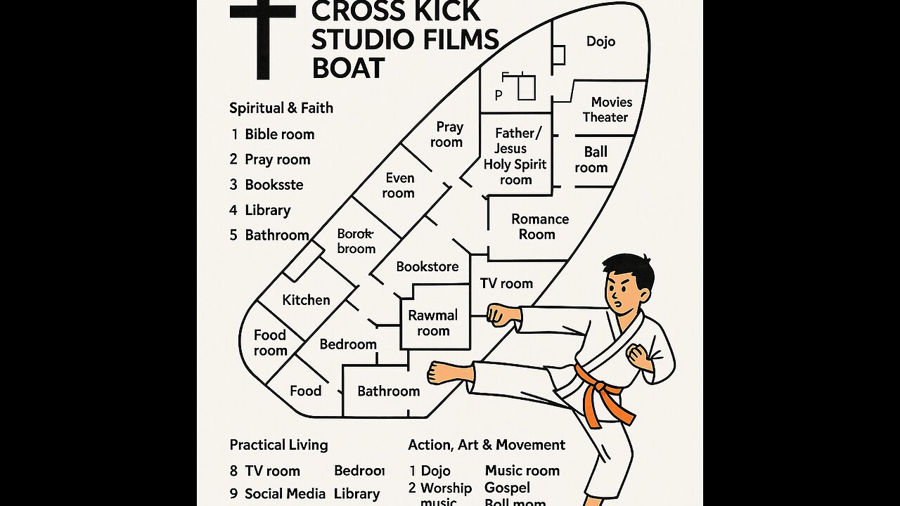 Cross kick Studio Films Boat