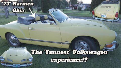 The 1973 Volkswagen Karmen Ghia...The CRAZIEST FUN you'll experience in a Volkswagen!