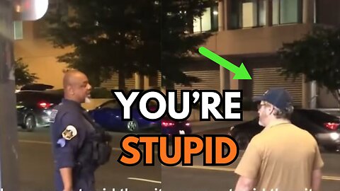 Liberal White-Splaining FAILS: DC Cop Shuts Him Down