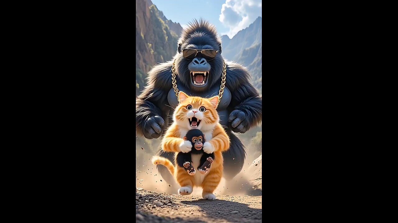 monkey and cat story