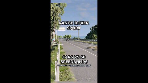 Cars vs 50 MPH speed bumps!! Yes it’s AI but the Raptor took it like a champ.