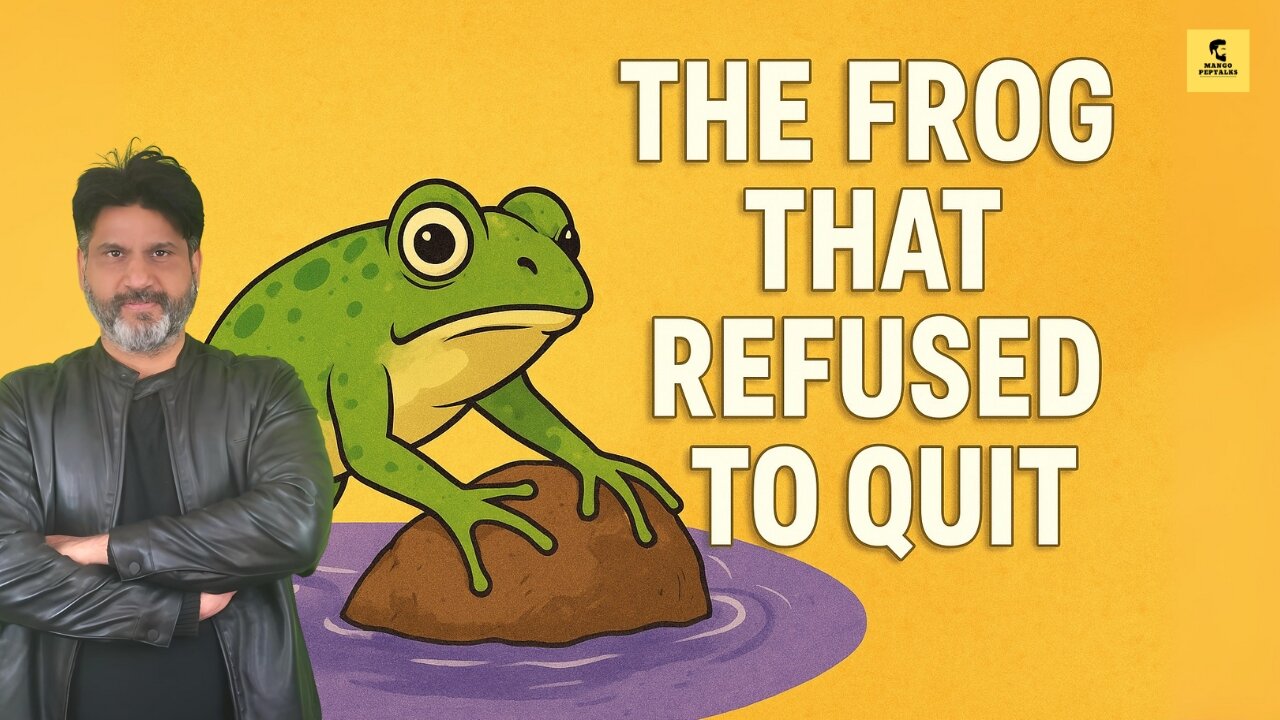 The Frog That Refused to Quit – A Lesson in Resilience