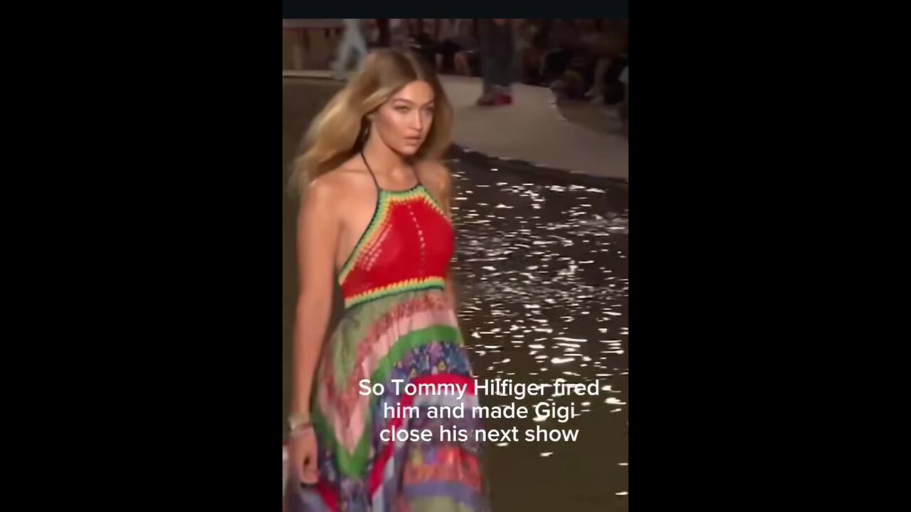 When Tommy Hilfiger director called Gigi Fat #gigi#tommy Hilfiger