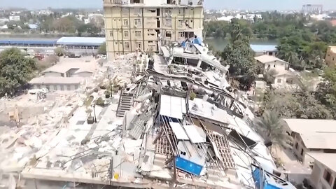 Drone Video Captures Devastating Burma Earthquake Aftermath