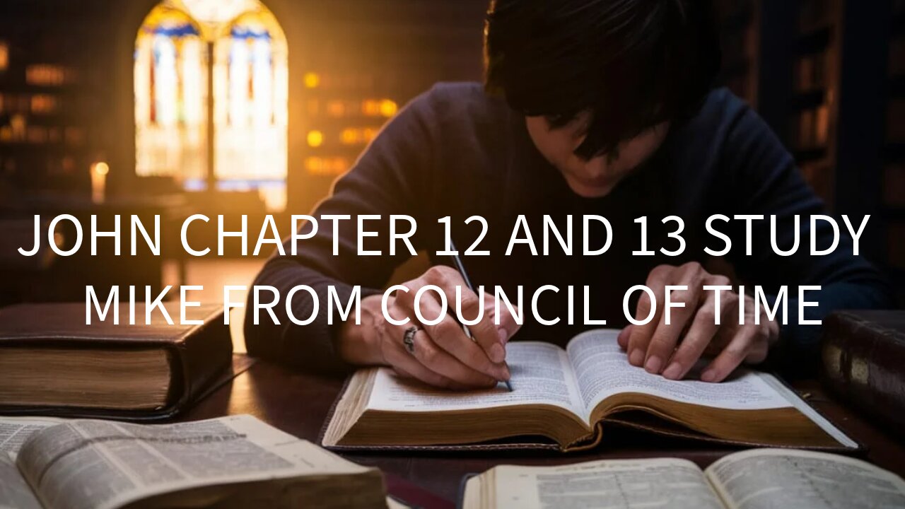Mike From COT John Chapter 12 And 13 Study