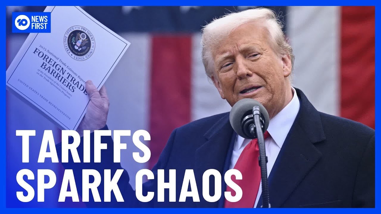 Trump_Defends_Tariffs_Amid_Global_Trade_War_Fears___10_News_First