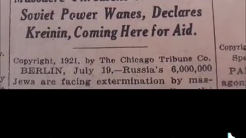 "6 Million Jews" 1915-1938 in Ten newspapers