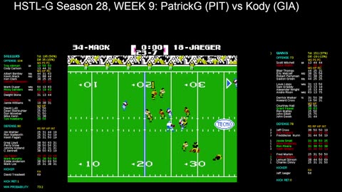 HSTL-G Season 28, WEEK 9: PatrickG (PIT) vs Kody (GIA)