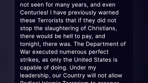 God Uses Trump To Answer The Prayers Of Christians In Nigeria This Christmas 🎁 🎄