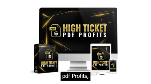 High Ticket PDF Profits Review - The ONLY Honest High Ticket PDF Profits Reviews?