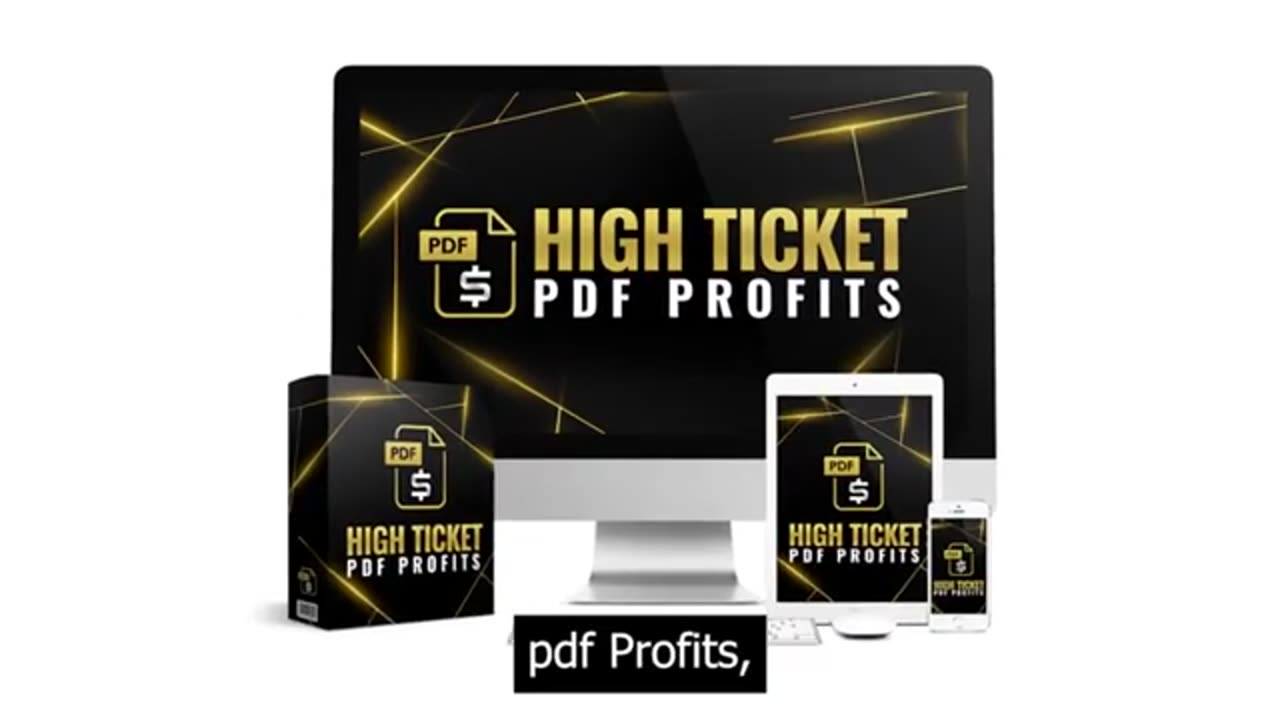 High Ticket PDF Profits Review - The ONLY Honest High Ticket PDF Profits Reviews?