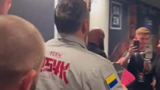 Oleksandr Usyk has arrived at Wembley ahead of his huge fight vs Daniel Dubois
