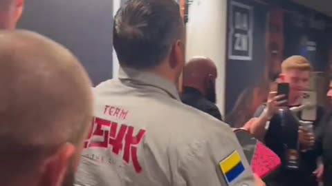 Oleksandr Usyk has arrived at Wembley ahead of his huge fight vs Daniel Dubois