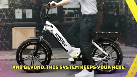 Onesport OT08 Pro Electric Bicycle 500W Motor 48V 32AH Dual Battery Electric Bike