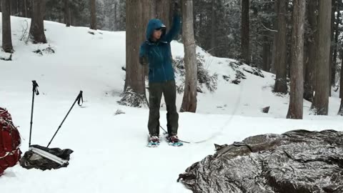 I Survived Winter Camping in a Blizzard | Off Grid Life at -24°C