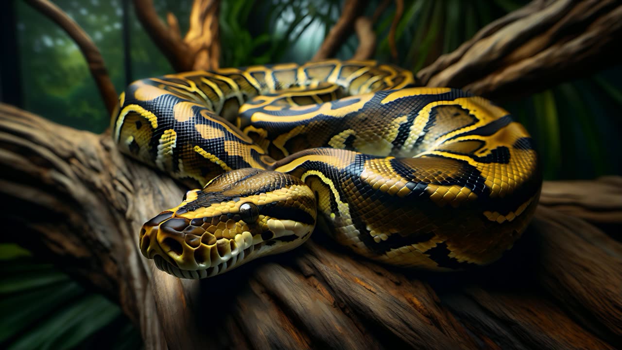 Pythons - Fascinating giants of the snake world - mini Doku.