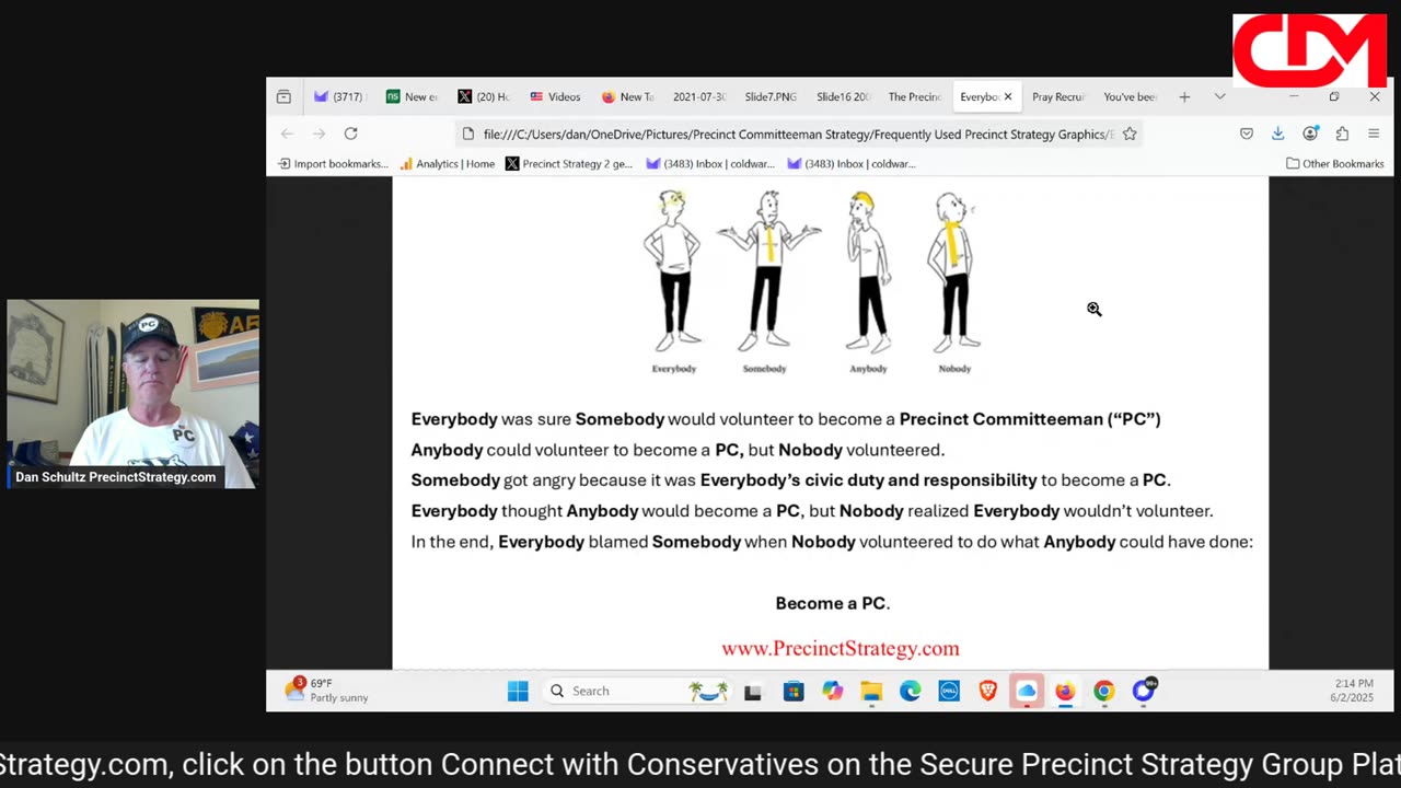 Precinct Strategy Call to Political Action No. 4. Dan Schultz June 2 2025