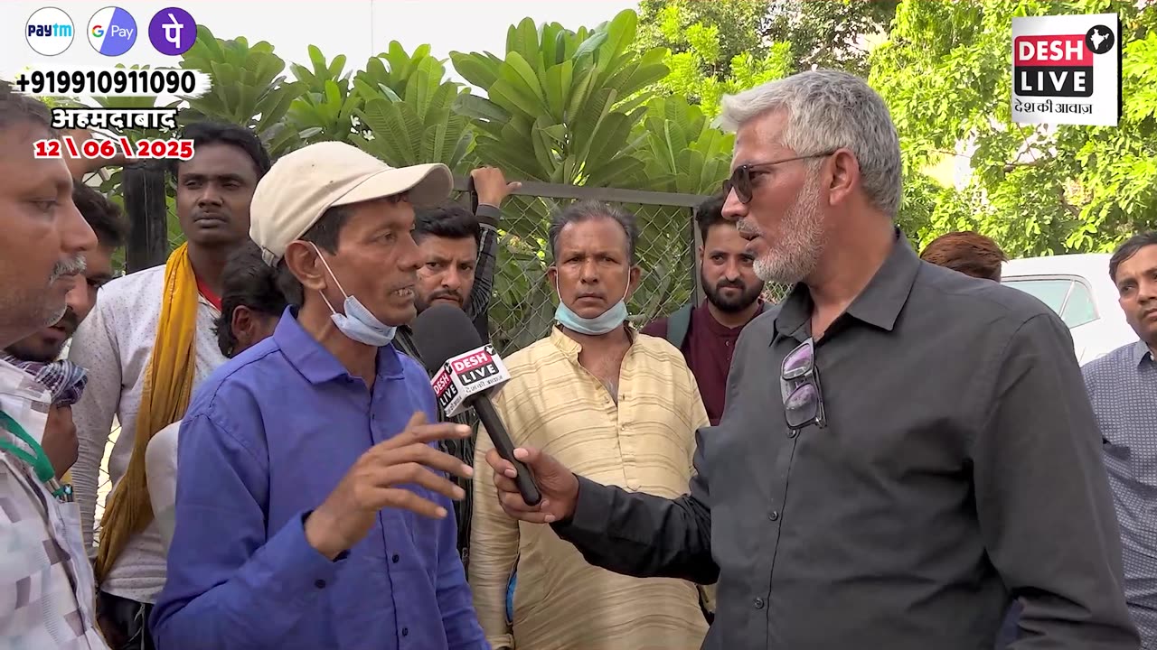 खाने बैठे थे औरपता चला प्लेन क्रैश…,सिविल असपताल में नहीं दे रहे सही जवाब! | Desh Live | Ahmedabad