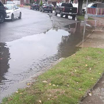 Runoff after the downpour