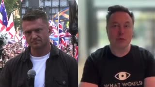 Musk calls out "how much violence there is on the left, with our friend Charlie Kirk