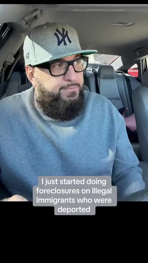 BREAKING: A mortgage loan officer says he's now taking on foreclosures at ILLEGAL ALIEN homes