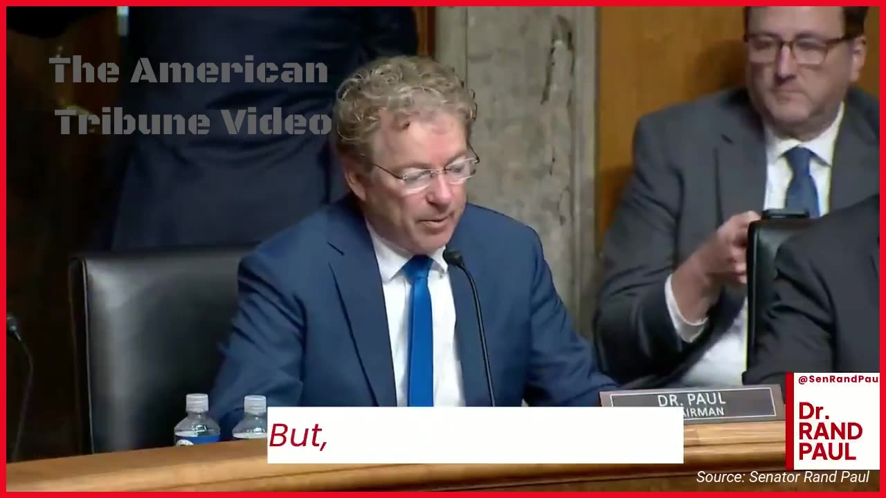WATCH: Rand Paul Reveals Federal Agents Spied on Trump Cabinet Member