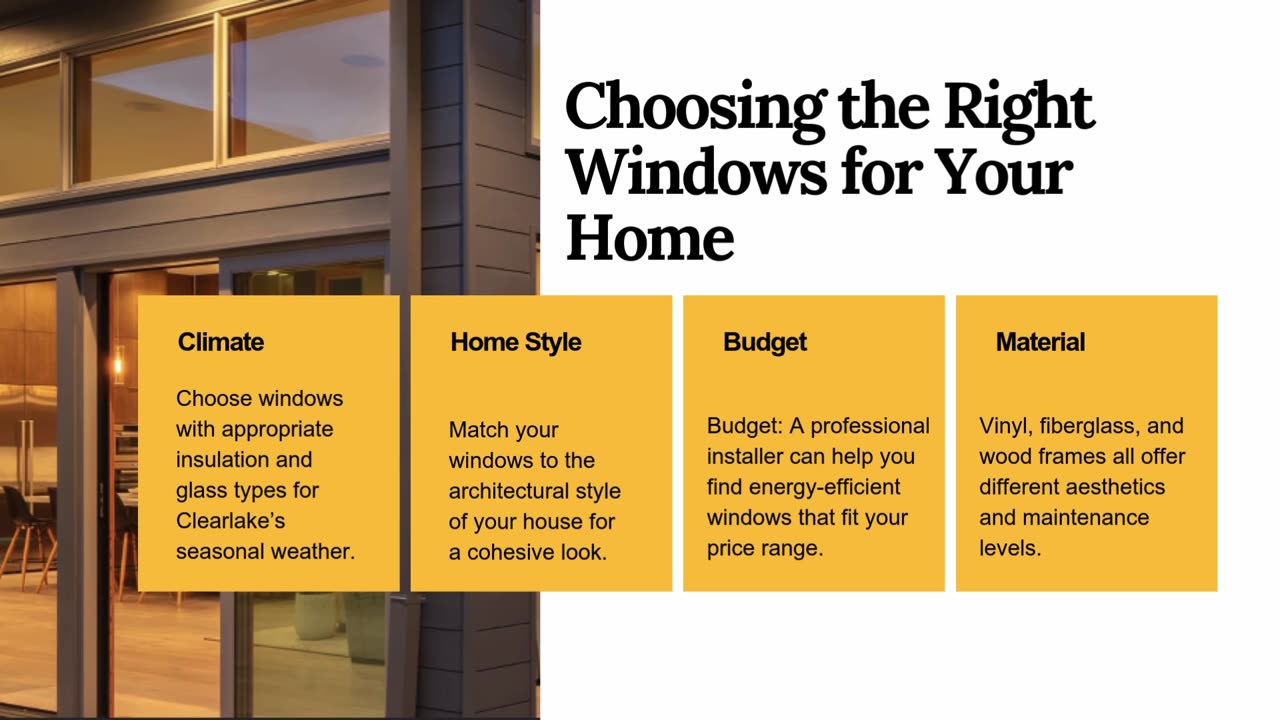 Window Installation Clearlake CA – Upgrade Your Home Today