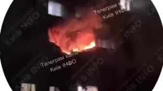 "Shahed" hit a high-rise building in Kyiv, one of the apartments caught fire…